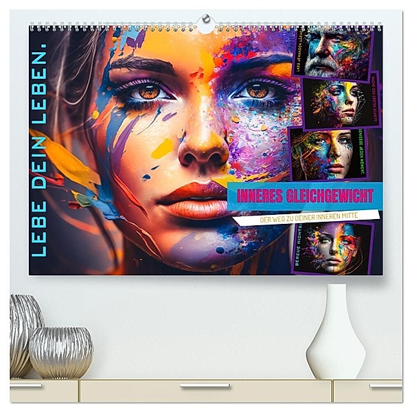 Inneres Gleichgewicht (hochwertiger Premium Wandkalender 2024 DIN A2 quer), Kunstdruck in Hochglanz, Dirk Meutzner
