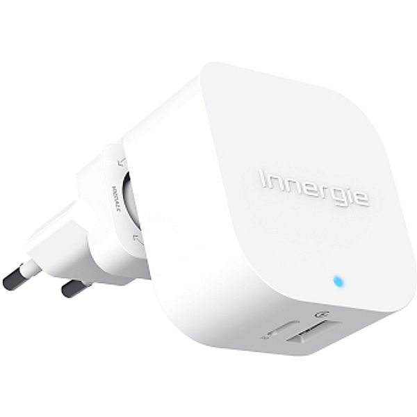 INNERGIE Power Joy 30W 5.4A, USB-C + USB-A Wall Charger + Travel Plugs