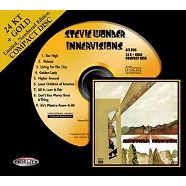 Innervisions-24k Gold-Cd, Stevie Wonder
