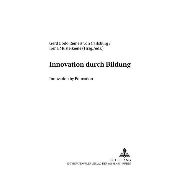 Innovation durch Bildung- Innovation by Education