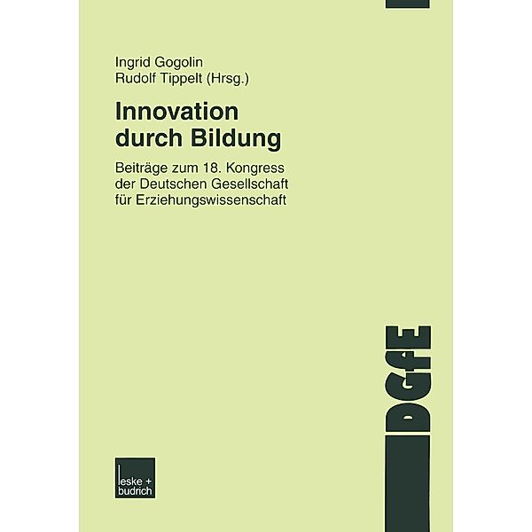 Innovation durch Bildung / Schriften der DGfE