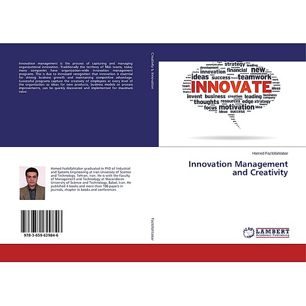 Innovation Management and Creativity, Hamed Fazlollahtabar