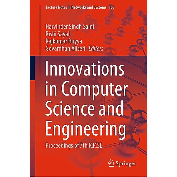 Innovations in Computer Science and Engineering / Lecture Notes in Networks and Systems Bd.103