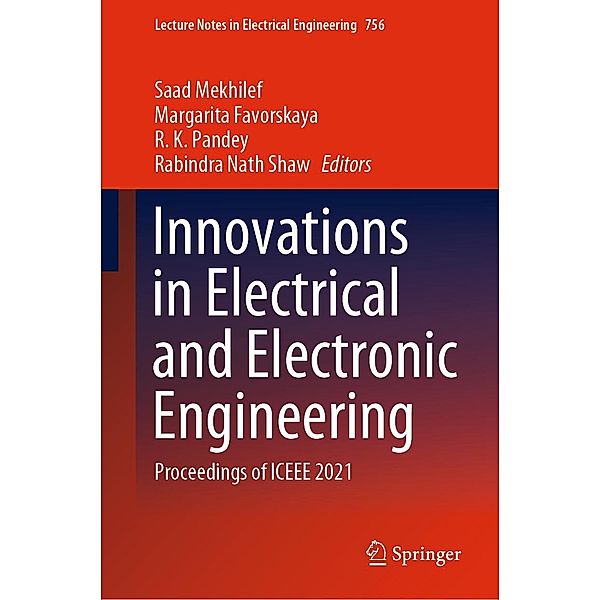Innovations in Electrical and Electronic Engineering / Lecture Notes in Electrical Engineering Bd.756