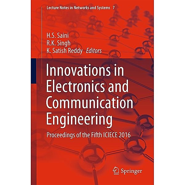 Innovations in Electronics and Communication Engineering / Lecture Notes in Networks and Systems Bd.7