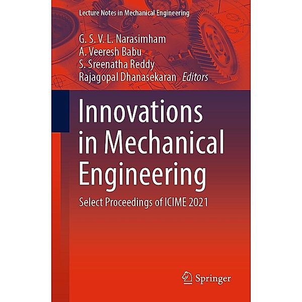 Innovations in Mechanical Engineering / Lecture Notes in Mechanical Engineering