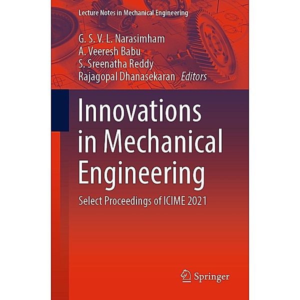 Innovations in Mechanical Engineering / Lecture Notes in Mechanical Engineering