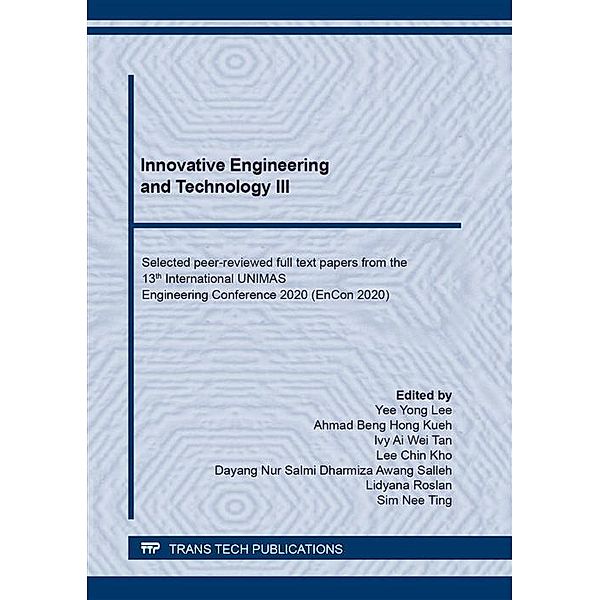 Innovative Engineering and Technology III