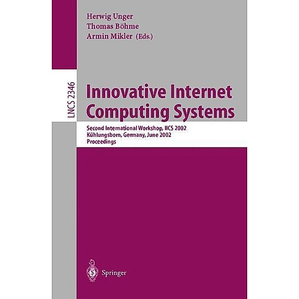 Innovative Internet Computing Systems