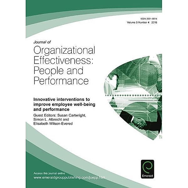 Innovative Interventions to improve employee well-being and performance