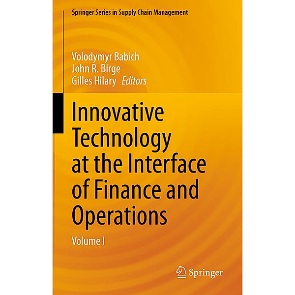 Innovative Technology at the Interface of Finance and Operations