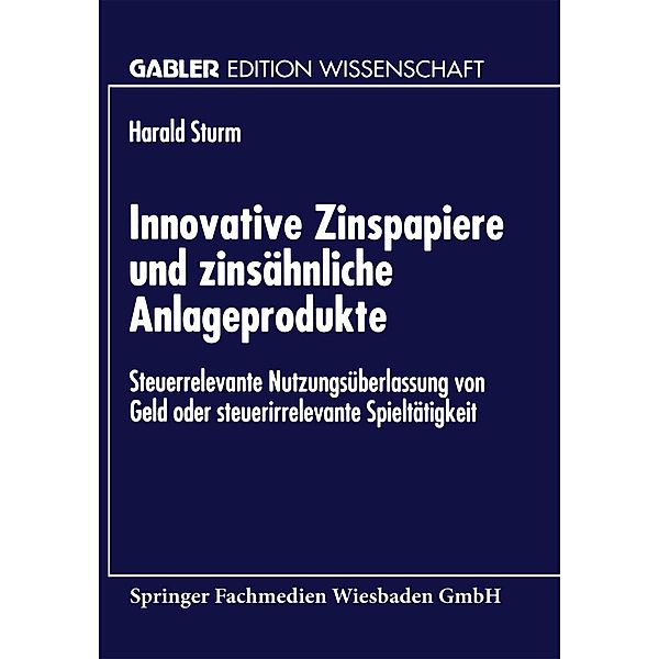 Innovative Zinspapiere und zinsähnliche Anlageprodukte