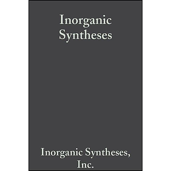 Inorganic Syntheses, Volume 13 / Inorganic Syntheses Bd.13