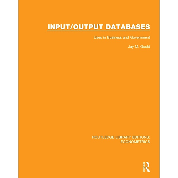 Input/Output Databases, Jay M. Gould