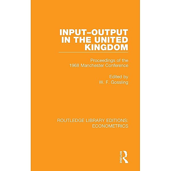 Input-Output in the United Kingdom