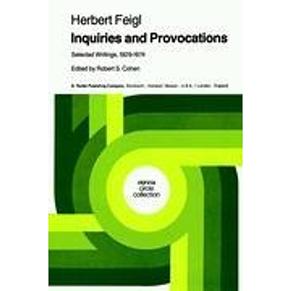 Inquiries and Provocations, Herbert Feigl