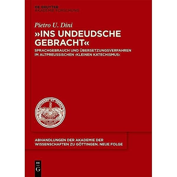 ins undeudsche gebracht, Pietro u. Dini