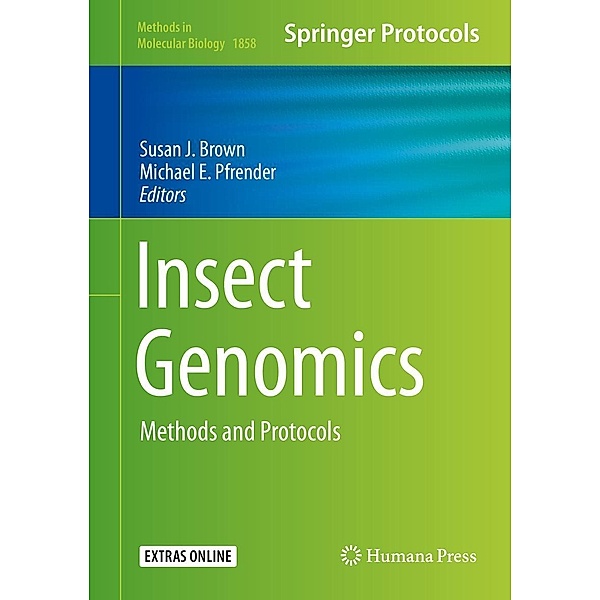 Insect Genomics / Methods in Molecular Biology Bd.1858