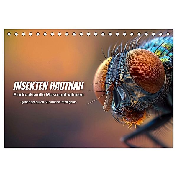 Insekten hautnah (Tischkalender 2025 DIN A5 quer), CALVENDO Monatskalender, Calvendo, Peter R. Stuhlmann