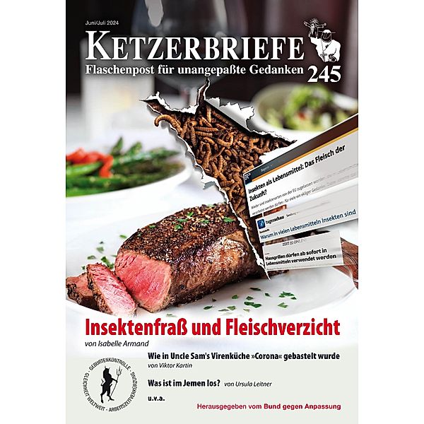 Insektenfraß und Fleischverzicht, Isabelle Armand, Heike Parler, Fritz Erik Hoevels, Viktor Kartin, Ursula Leitner, Max Roth, Claudia Michelitz