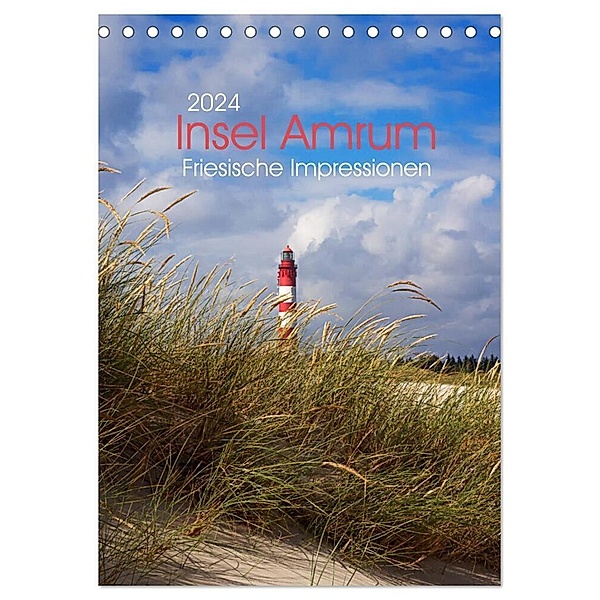 Insel Amrum - Friesische Impressionen (Tischkalender 2024 DIN A5 hoch), CALVENDO Monatskalender, AD DESIGN Photo + PhotoArt, Angela Dölling