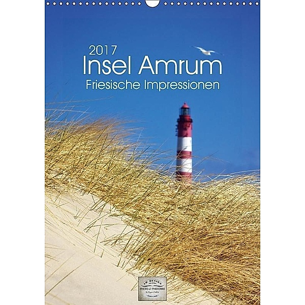 Insel Amrum - Friesische Impressionen (Wandkalender 2017 DIN A3 hoch), Angela Dölling