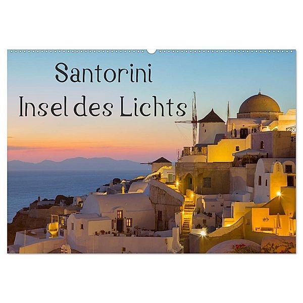 Insel des Lichts - Santorini (Wandkalender 2024 DIN A2 quer), CALVENDO Monatskalender, Thomas Klinder