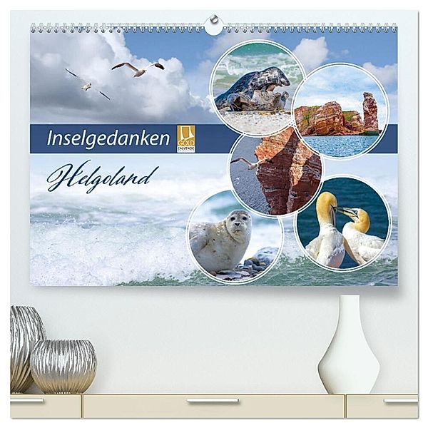 Insel Gedanken (hochwertiger Premium Wandkalender 2024 DIN A2 quer), Kunstdruck in Hochglanz, Astrid Ziemer