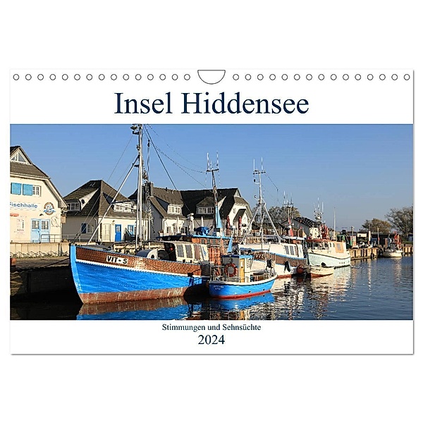Insel Hiddensee - Stimmungen und Sehnsüchte (Wandkalender 2024 DIN A4 quer), CALVENDO Monatskalender, Holm Anders