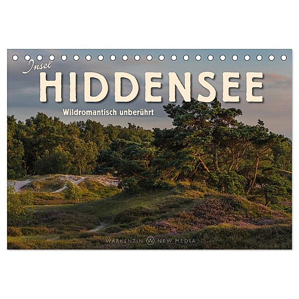 Insel Hiddensee - Wildromantisch unberührt (Tischkalender 2024 DIN A5 quer), CALVENDO Monatskalender, Karl H. Warkentin