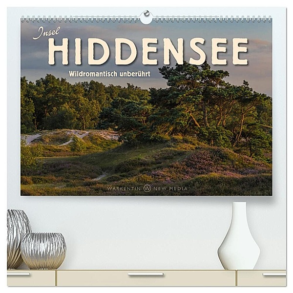 Insel Hiddensee - Wildromantisch unberührt (hochwertiger Premium Wandkalender 2024 DIN A2 quer), Kunstdruck in Hochglanz, Karl H. Warkentin