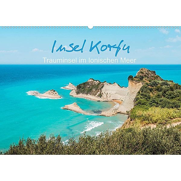 Insel Korfu - Trauminsel im Ionischen Meer (Wandkalender 2023 DIN A2 quer), Thomas / Jastram, Elisabeth Jastram