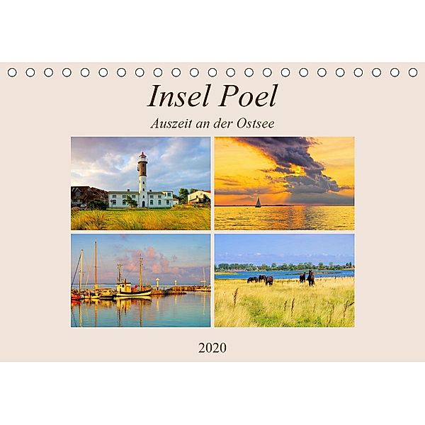 Insel Poel - Auszeit an der Ostsee (Tischkalender 2020 DIN A5 quer)