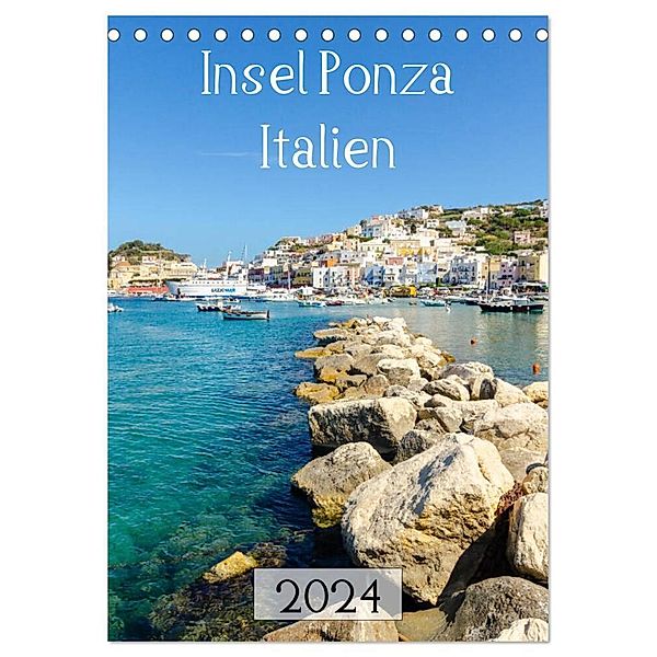 Insel Ponza - Italien (Tischkalender 2024 DIN A5 hoch), CALVENDO Monatskalender, Alessandro Tortora