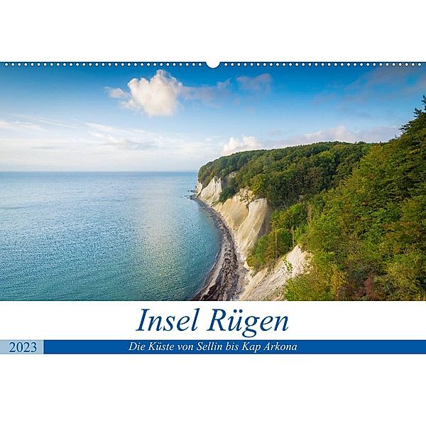 Insel Rügen - Die Küste von Sellin bis Kap Arkona (Wandkalender 2023 DIN A2 quer), Martin Wasilewski