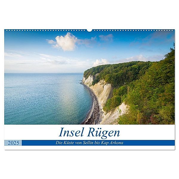 Insel Rügen - Die Küste von Sellin bis Kap Arkona (Wandkalender 2025 DIN A2 quer), CALVENDO Monatskalender, Calvendo, Martin Wasilewski