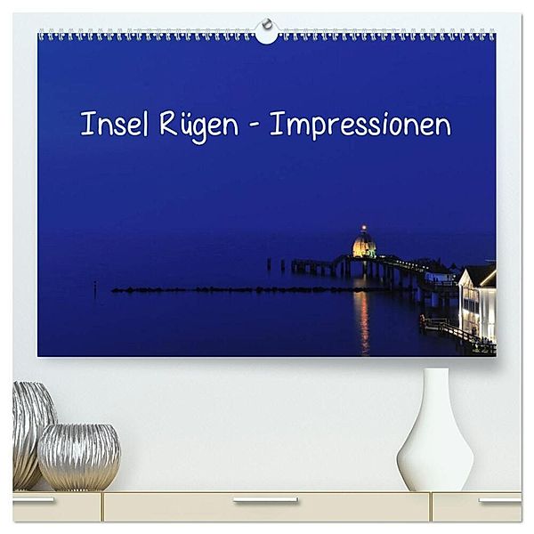 Insel Rügen - Impressionen (hochwertiger Premium Wandkalender 2024 DIN A2 quer), Kunstdruck in Hochglanz, Friedrich Pries