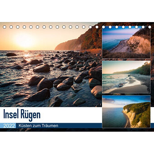 Insel Rügen - Küsten zum Träumen (Tischkalender 2022 DIN A5 quer), Martin Wasilewski