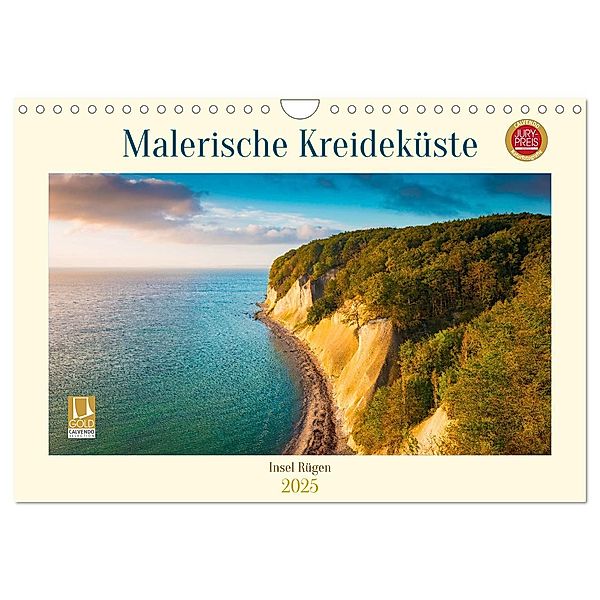 Insel Rügen - Malerische Kreideküste (Wandkalender 2025 DIN A4 quer), CALVENDO Monatskalender, Calvendo, Martin Wasilewski