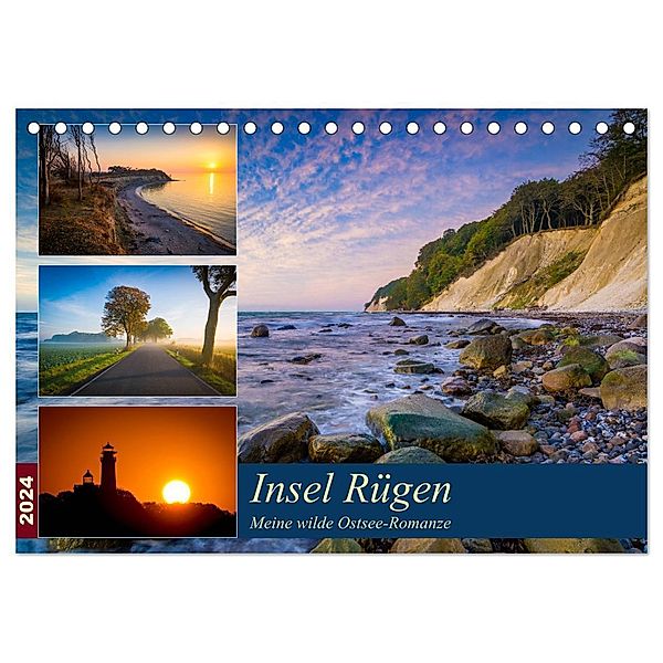Insel Rügen - Meine wilde Ostsee-Romanze (Tischkalender 2024 DIN A5 quer), CALVENDO Monatskalender, Martin Wasilewski