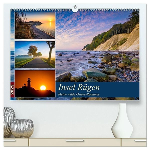 Insel Rügen - Meine wilde Ostsee-Romanze (hochwertiger Premium Wandkalender 2025 DIN A2 quer), Kunstdruck in Hochglanz, Calvendo, Martin Wasilewski