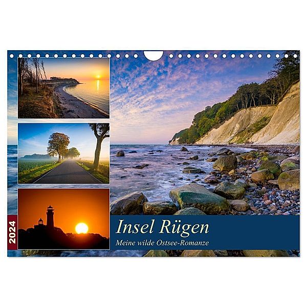 Insel Rügen - Meine wilde Ostsee-Romanze (Wandkalender 2024 DIN A4 quer), CALVENDO Monatskalender, Martin Wasilewski