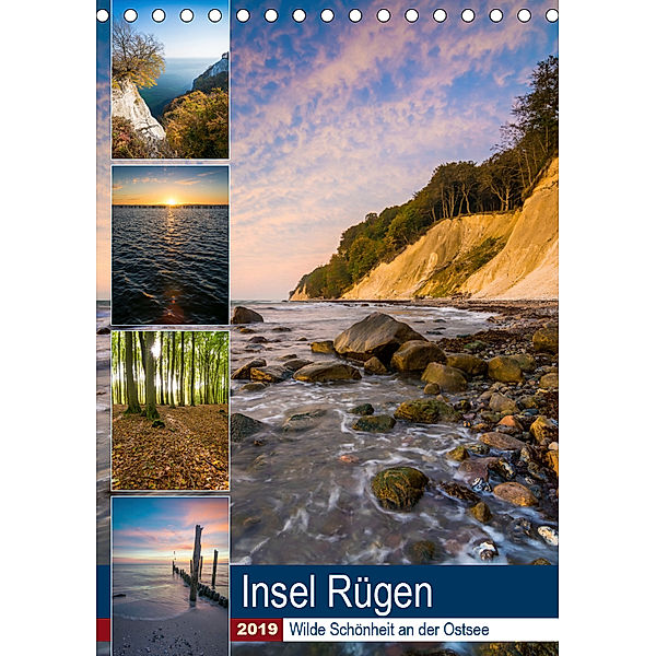 Insel Rügen - Wilde Schönheit an der Ostsee (Tischkalender 2019 DIN A5 hoch), Martin Wasilewski