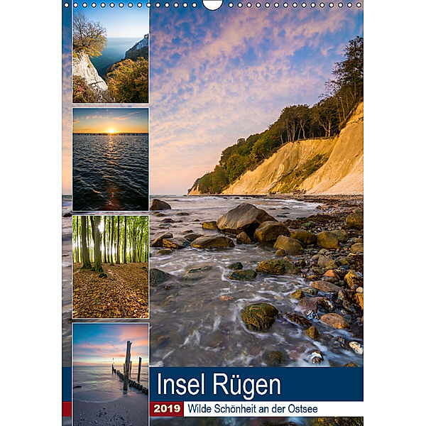 Insel Rügen - Wilde Schönheit an der Ostsee (Wandkalender 2019 DIN A3 hoch), Martin Wasilewski