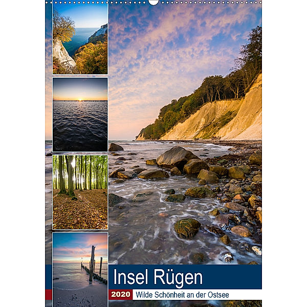 Insel Rügen - Wilde Schönheit an der Ostsee (Wandkalender 2020 DIN A2 hoch), Martin Wasilewski