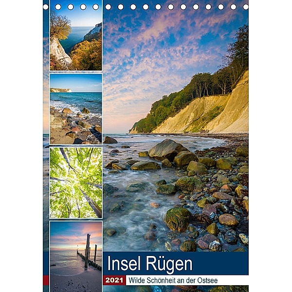 Insel Rügen - Wilde Schönheit an der Ostsee (Tischkalender 2021 DIN A5 hoch), Martin Wasilewski