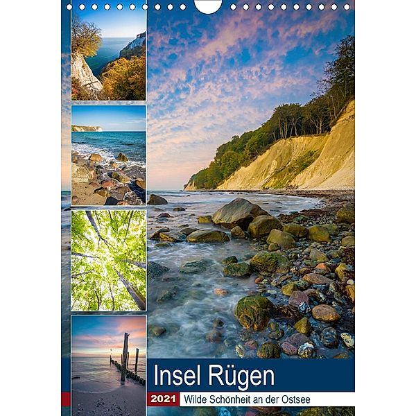 Insel Rügen - Wilde Schönheit an der Ostsee (Wandkalender 2021 DIN A4 hoch), Martin Wasilewski