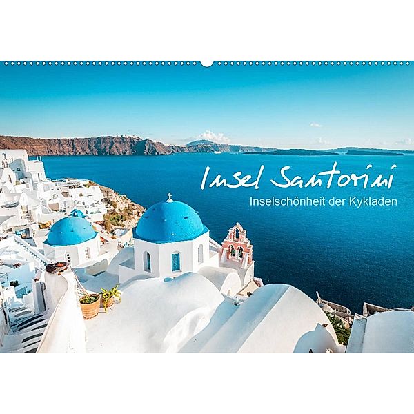 Insel Santorini - Inselschönheit der Kykladen (Wandkalender 2023 DIN A2 quer), Thomas / Jastram, Elisabeth Jastram