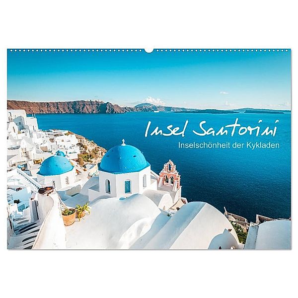 Insel Santorini - Inselschönheit der Kykladen (Wandkalender 2024 DIN A2 quer), CALVENDO Monatskalender, Thomas / Jastram, Elisabeth Jastram