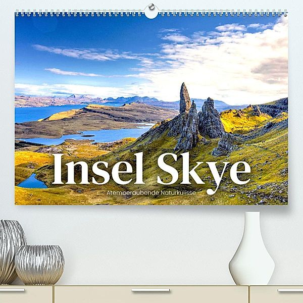 Insel Skye - Atemberaubende Naturkulisse (Premium, hochwertiger DIN A2 Wandkalender 2023, Kunstdruck in Hochglanz), Happy Monkey